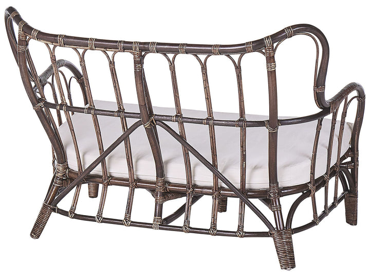 Brindisi Garden Lounge Set with Table 4 Seater Rattan Dark Brown