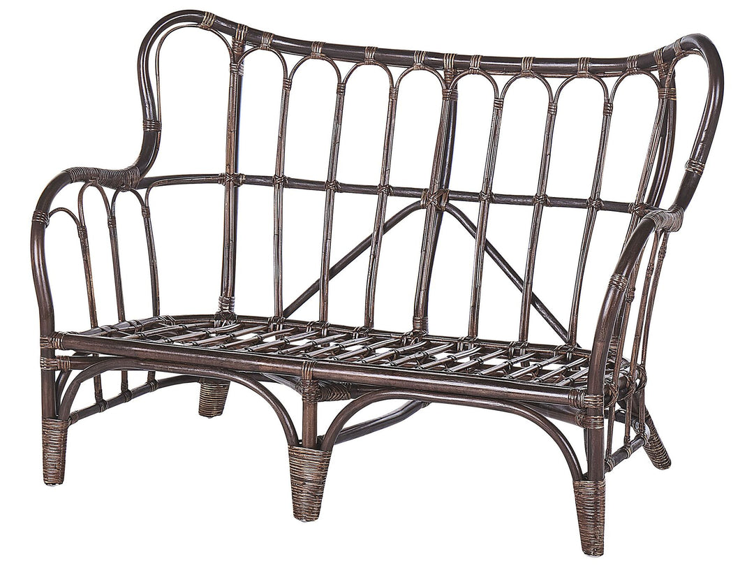 Brindisi Garden Lounge Set with Table 4 Seater Rattan Dark Brown