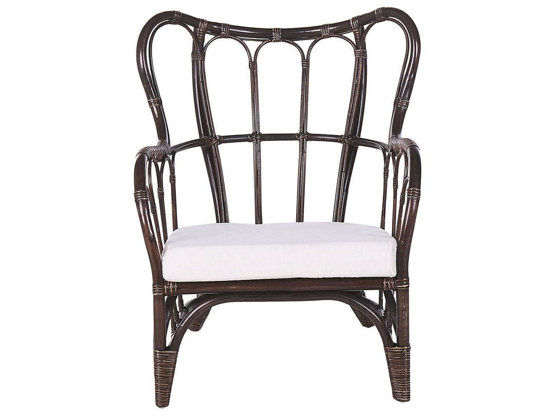 Brindisi Garden Lounge Set with Table 4 Seater Rattan Dark Brown