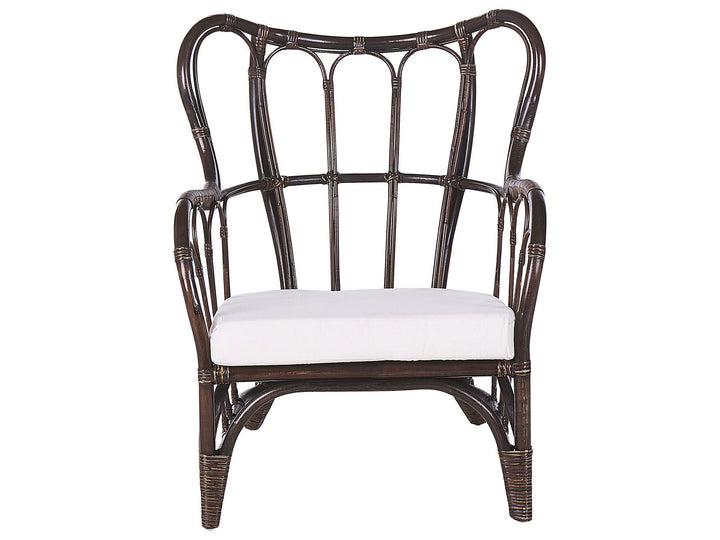 Brindisi Garden Lounge Set with Table 4 Seater Rattan Dark Brown