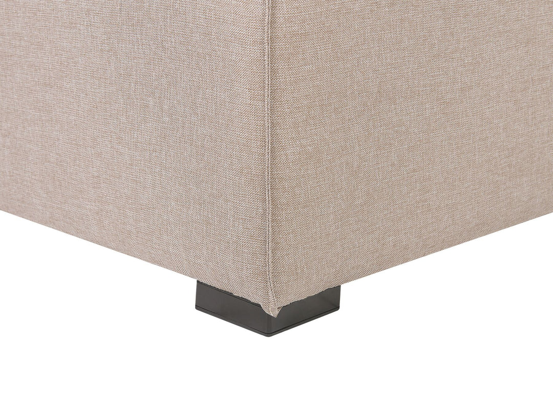 Arezzo Garden Sofa with Ottoman 4 Seater Modular Beige
