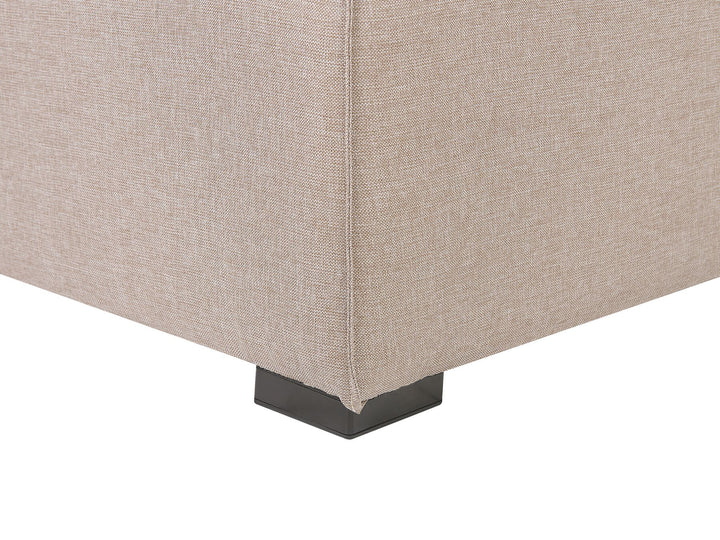 Arezzo Garden Sofa with Ottoman 4 Seater Modular Beige