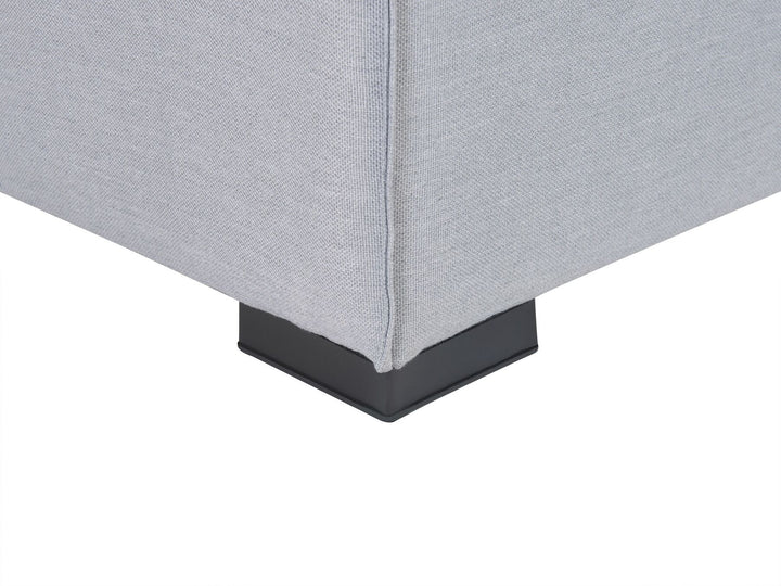 Arezzo Garden Corner Sofa with Ottoman 7 Seater Right Hand Modular Light Grey
