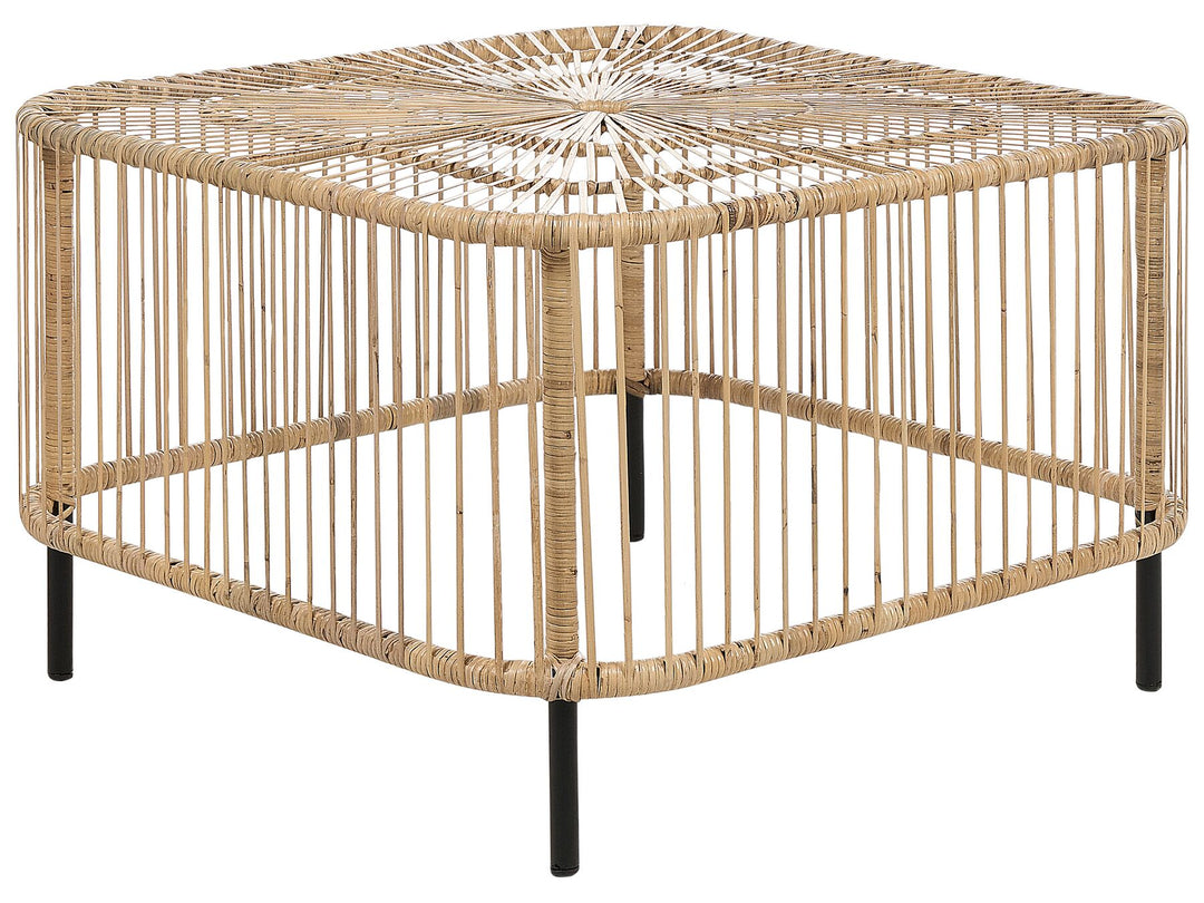 Maratea/Cesenatico Garden Lounge Set with Table 3 Seater Rattan Natural