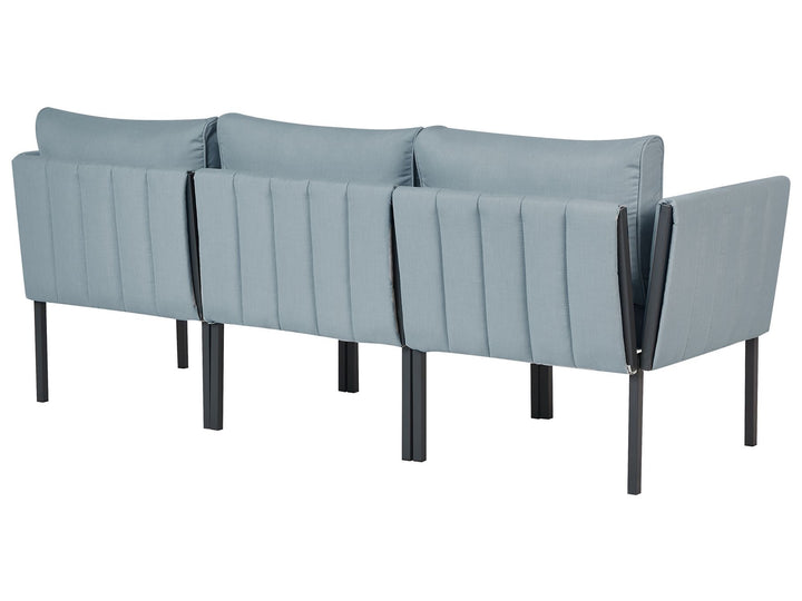 Skala Garden Lounge Set with Table 5 Seater Metal Dark Grey