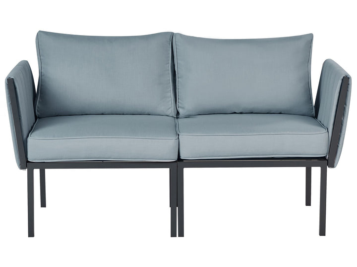 Skala Garden Lounge Set with Table 5 Seater Metal Dark Grey