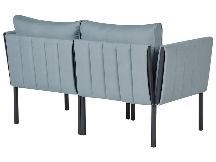 Skala Garden Lounge Set with Table 5 Seater Metal Dark Grey