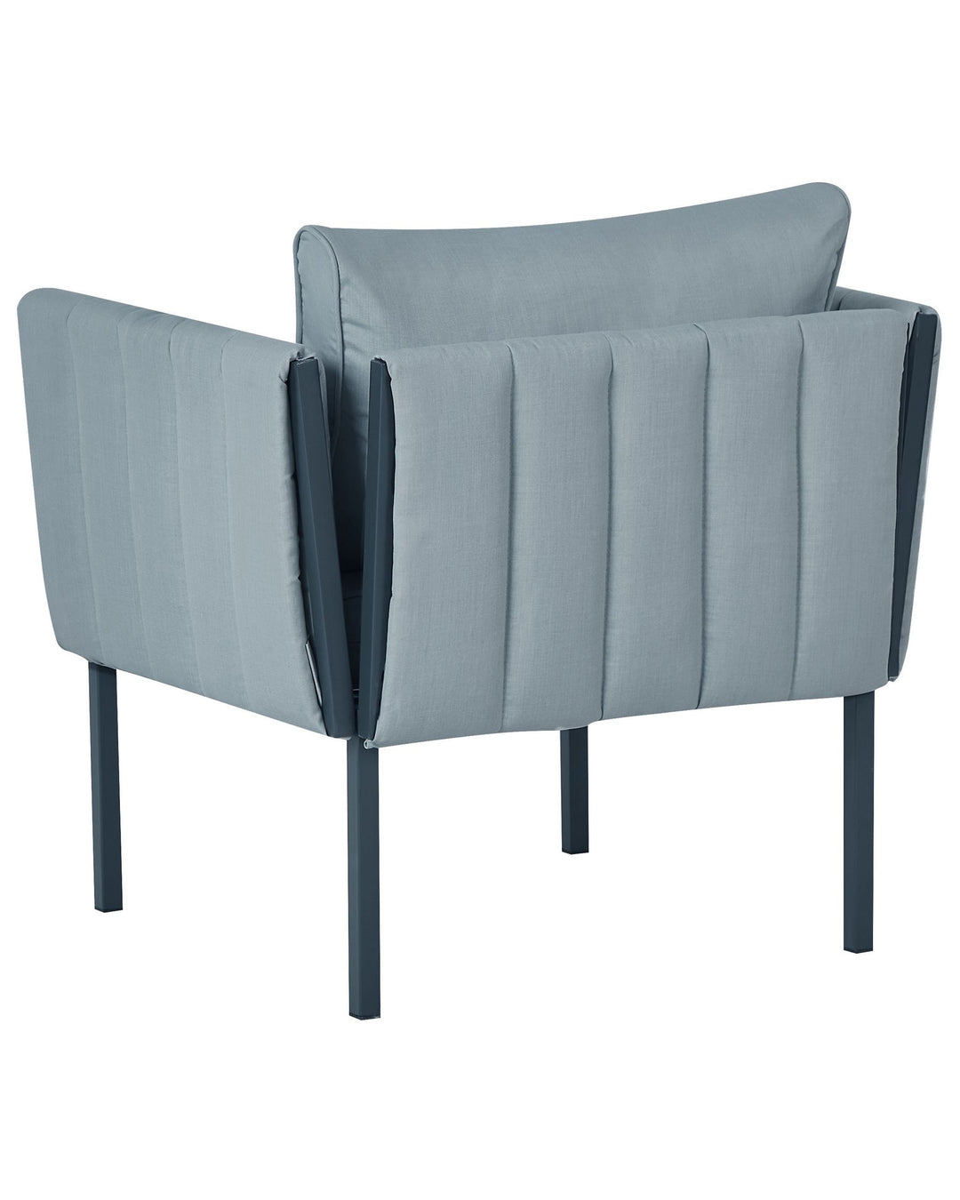 Skala Garden Lounge Set with Table 5 Seater Metal Dark Grey