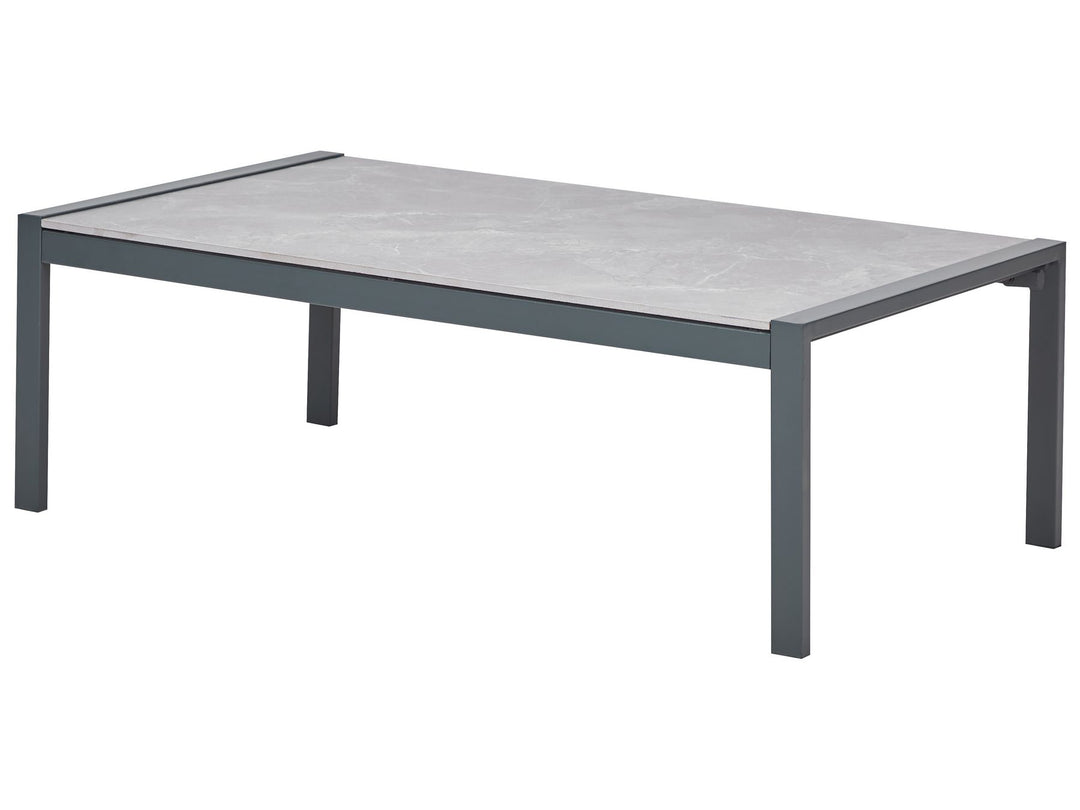 Skala Garden Lounge Set with Table 5 Seater Metal Dark Grey