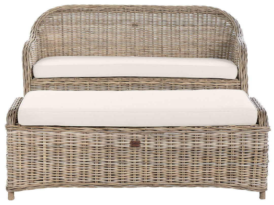 Susua Garden Sofa with Ottoman with Footstool Rattan Natural