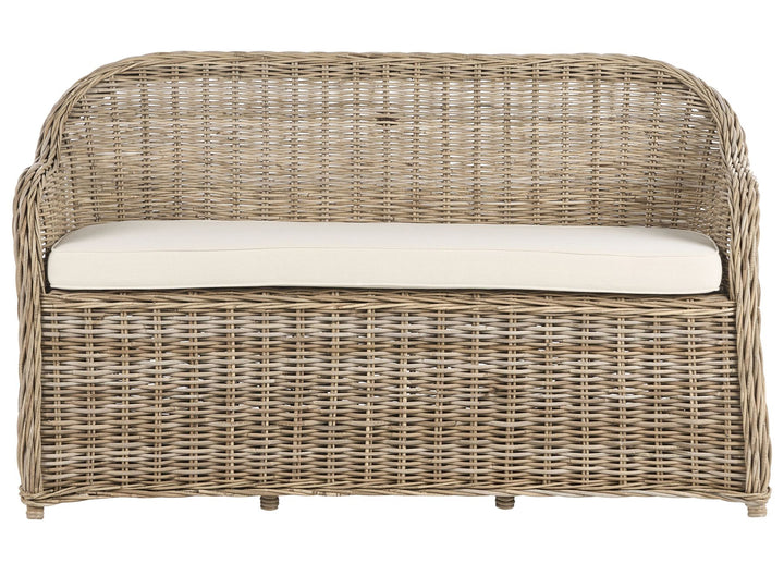 Susua Garden Sofa with Ottoman with Footstool Rattan Natural