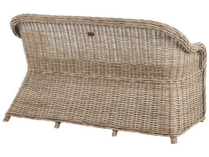 Susua Garden Sofa with Ottoman with Footstool Rattan Natural