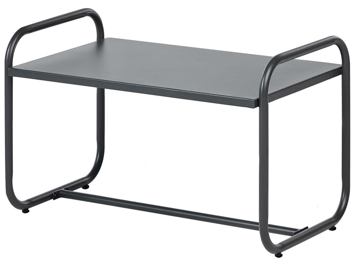 Vezzana Garden Lounge Set with Table 4 Seater Metal Light Beige