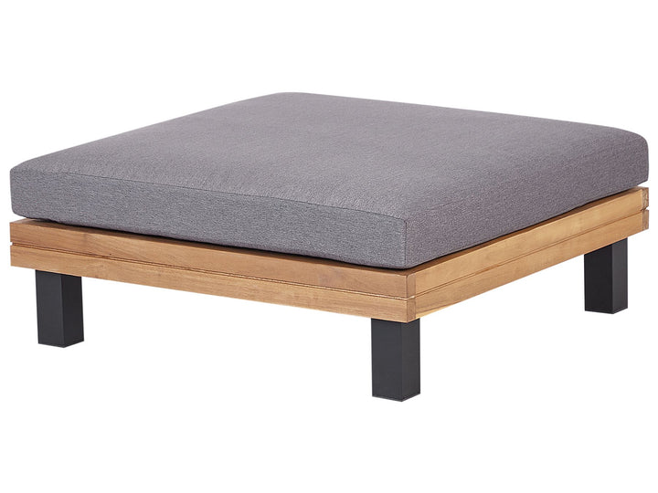 Frazzano Garden Corner Sofa with Table 5 Seater Certified Acacia Wood Grey