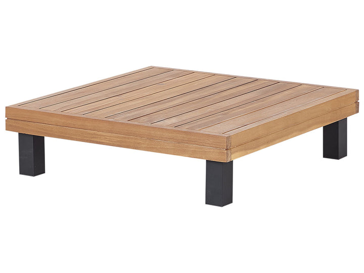 Frazzano Garden Corner Sofa with Table 5 Seater Certified Acacia Wood Grey