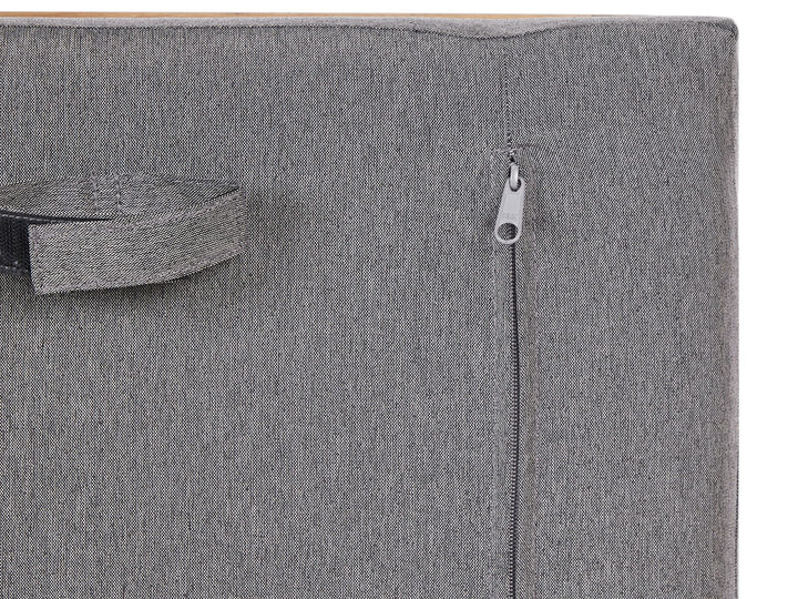 Frazzano Garden Corner Sofa with Table 5 Seater Certified Acacia Wood Grey