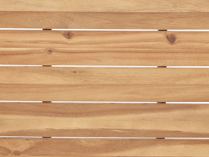 Frazzano Garden Corner Sofa with Table 5 Seater Certified Acacia Wood Grey