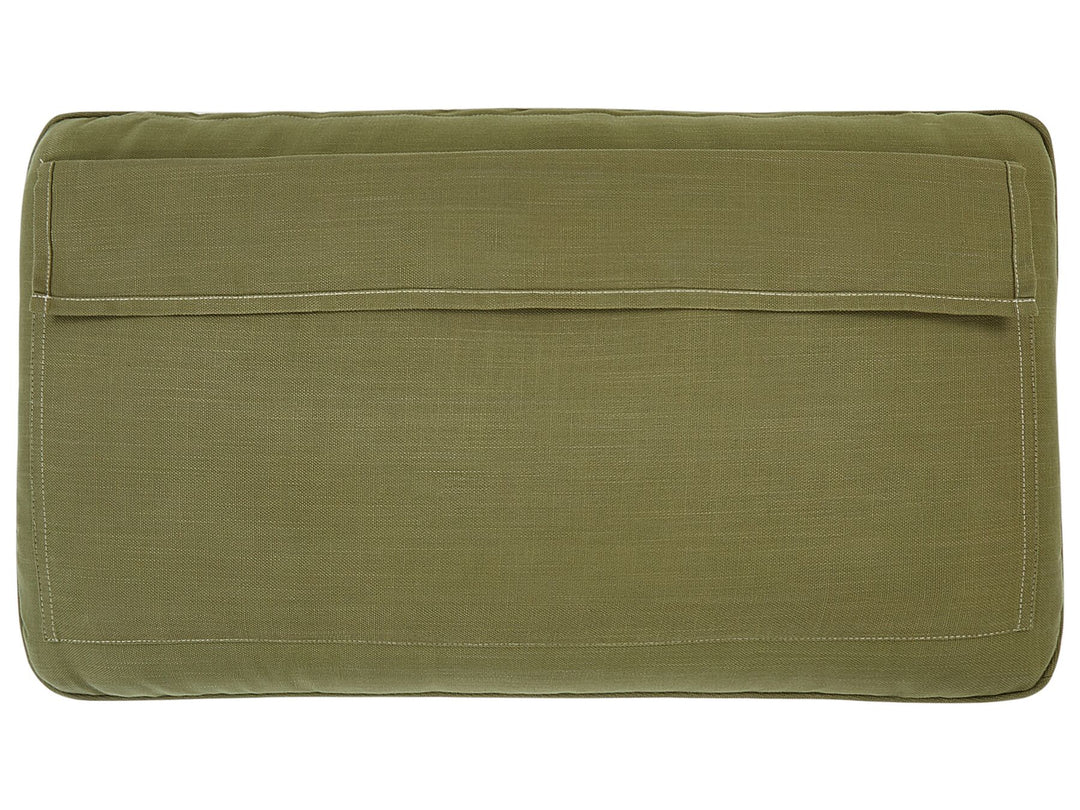 Frascati Garden Lounge Set with Table 2 Seater Certified Acacia Wood Olive Green