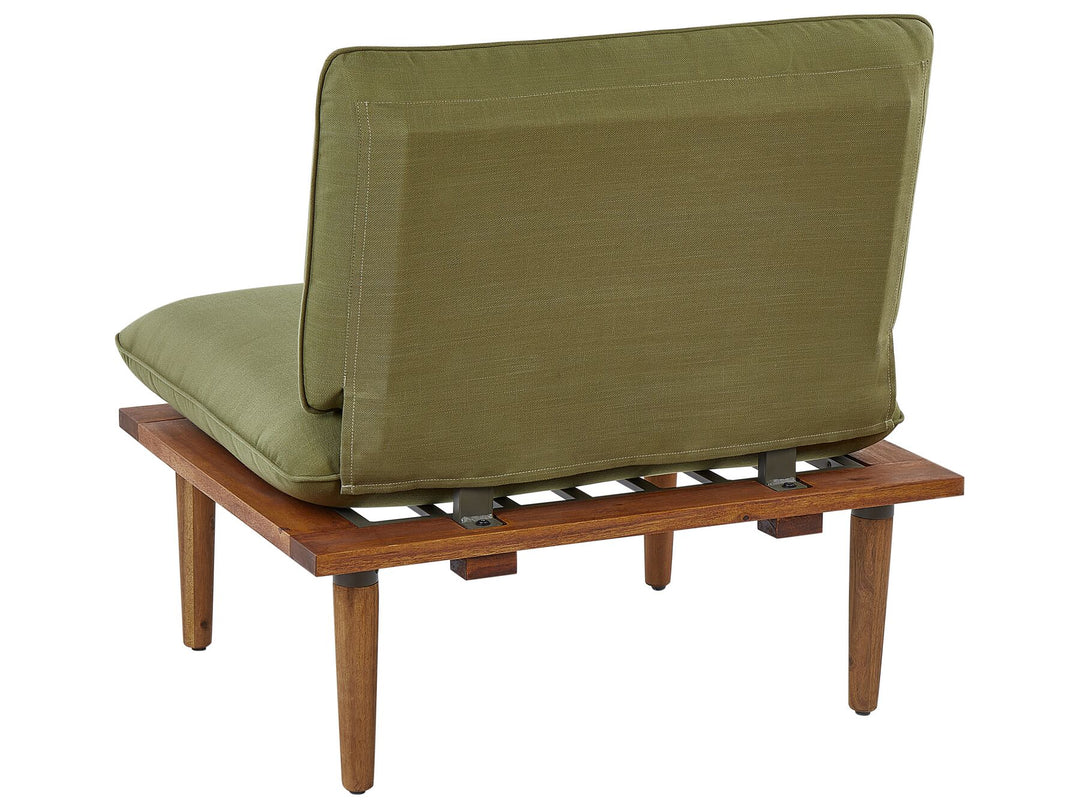 Frascati Garden Lounge Set with Table 2 Seater Certified Acacia Wood Olive Green