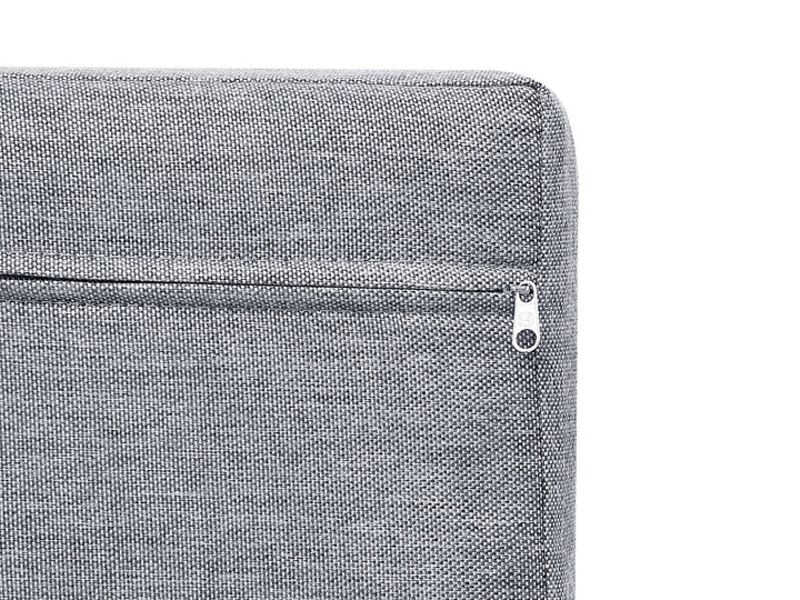 Sano Garden Corner Sofa with Table 4 Seater Right Hand Modular PE Rattan Light Grey