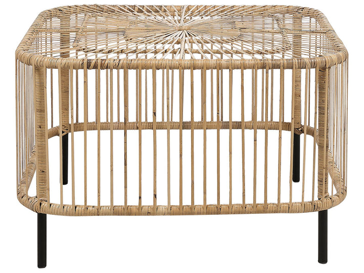 Maratea/Cesenatico Garden Lounge Set with Table 4 Seater Rattan Natural