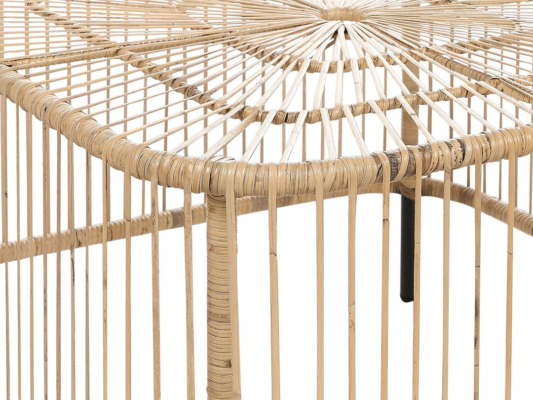 Maratea/Cesenatico Garden Lounge Set with Table 4 Seater Rattan Natural