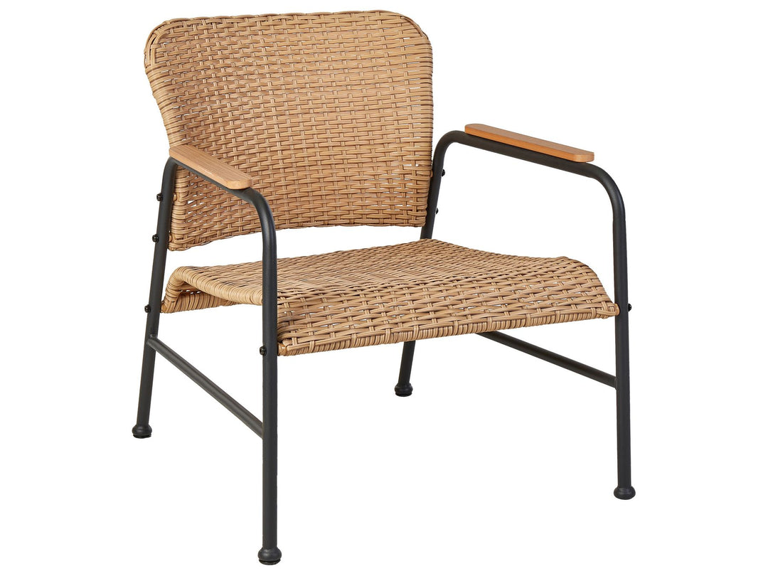 Ofanto Pe Garden Lounge Set with Table 4 Seater Rattan Natural