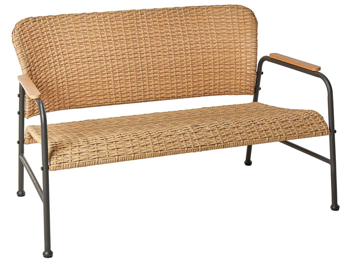 Ofanto Pe Garden Lounge Set with Table 4 Seater Rattan Natural