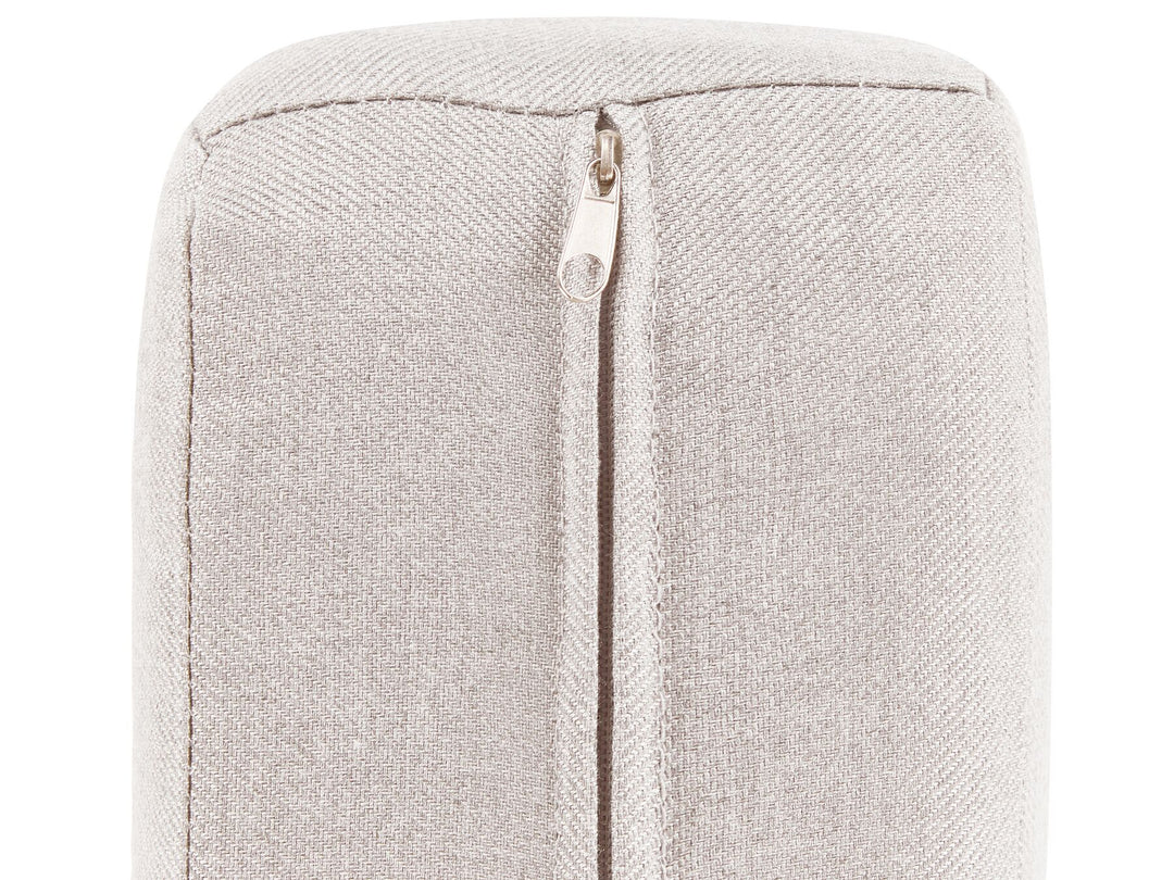 Rima III Garden Corner Sofa with Table 6 Seater Left Hand Metal Light Beige