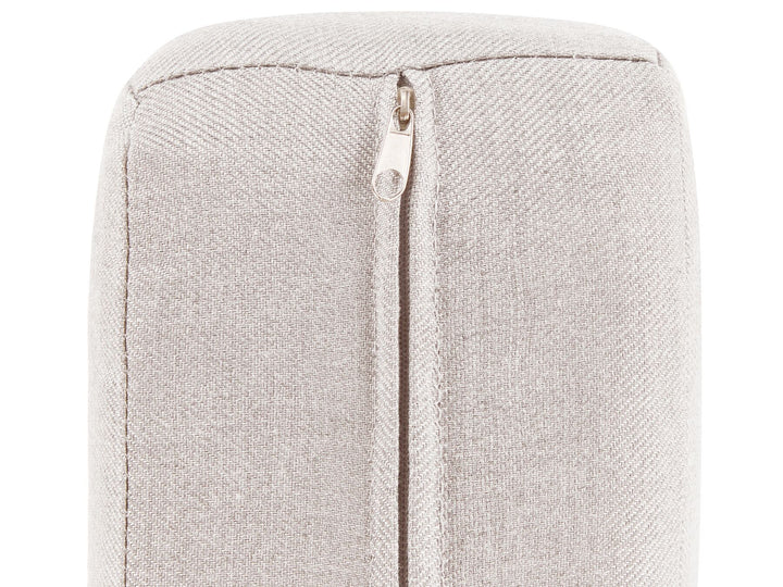 Rima III Garden Corner Sofa with Table 6 Seater Left Hand Metal Light Beige