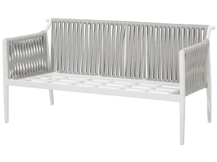 Latina Garden Lounge Set with Table 4 Seater Metal Grey