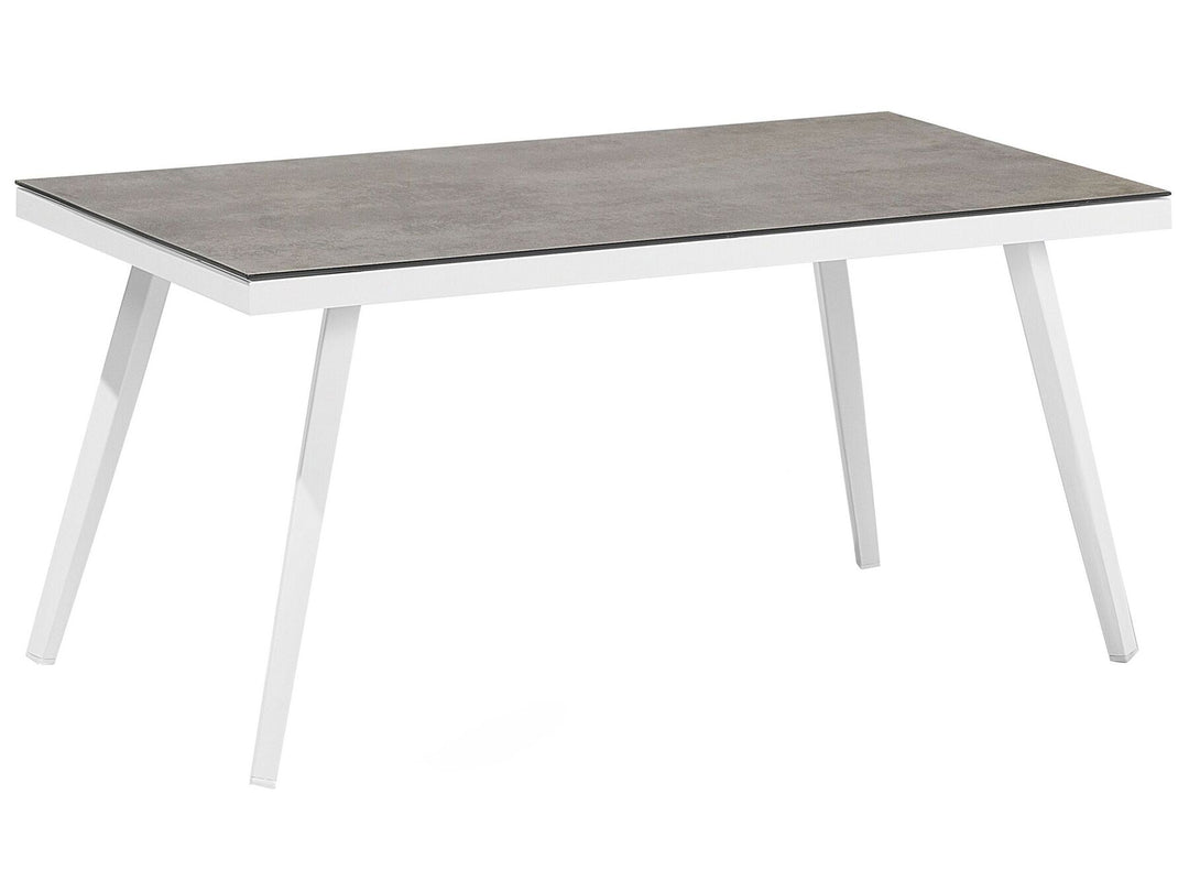 Latina Garden Lounge Set with Table 4 Seater Metal Grey