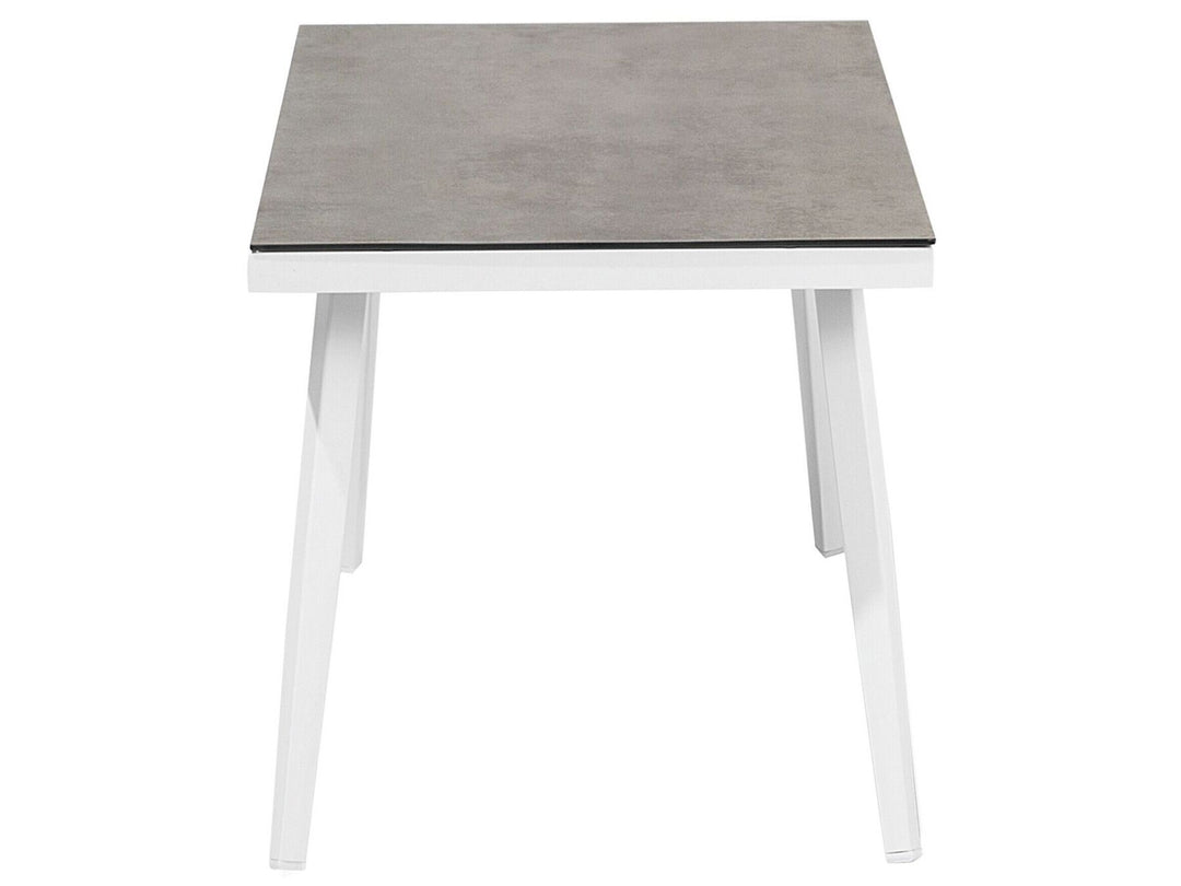 Latina Garden Lounge Set with Table 4 Seater Metal Grey