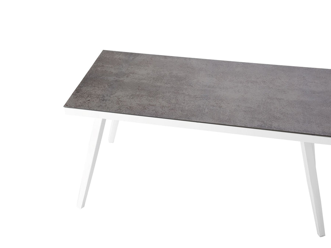 Latina Garden Lounge Set with Table 4 Seater Metal Grey