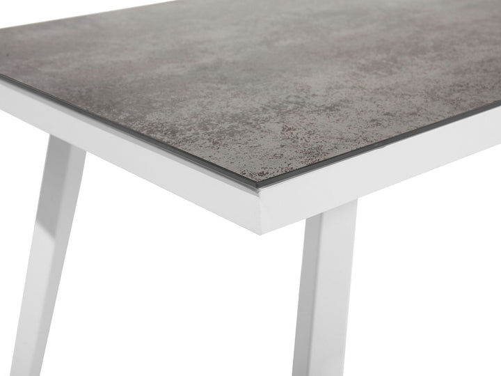 Latina Garden Lounge Set with Table 4 Seater Metal Grey