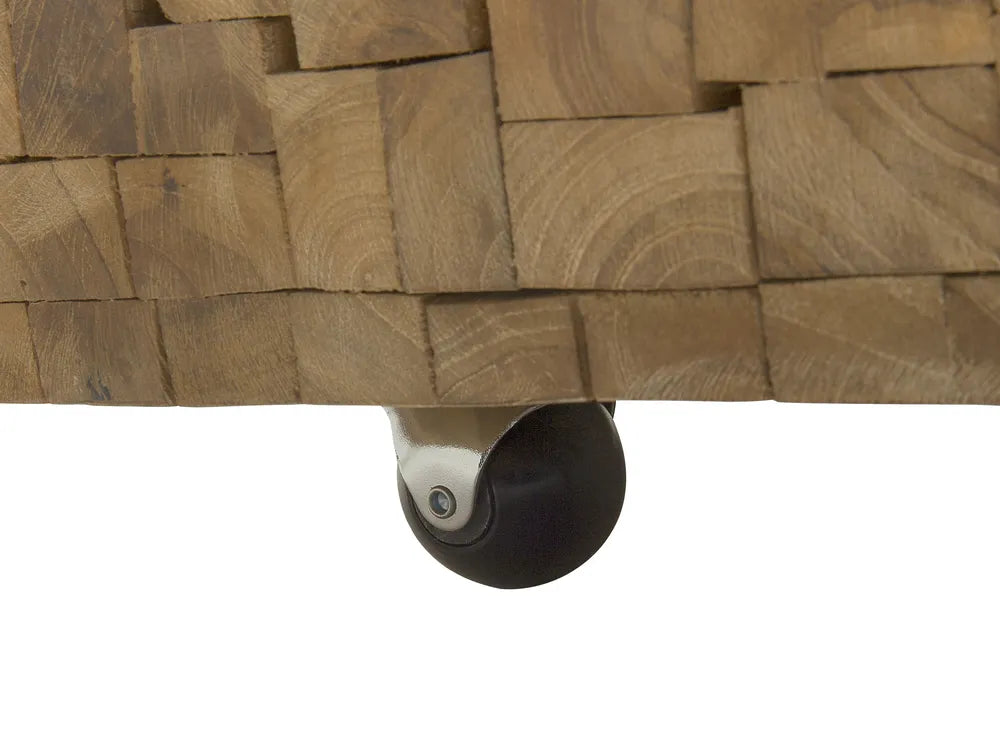 Coffee Table Teak Wood Brown Kymorah