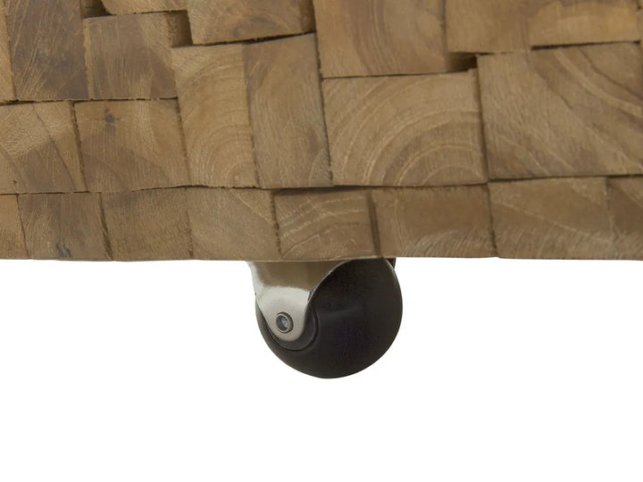 Coffee Table Teak Wood Brown Kymorah