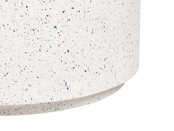 Coffee Table 90 cm 90 cm Terrazzo Effect White Terrazzo Levian