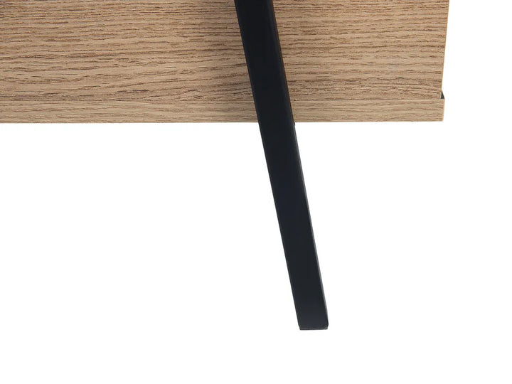 Coffee Table Brown/ Black with Storage Whetsel