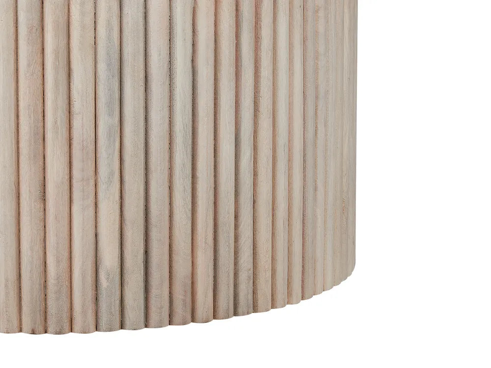 Coffee Table Mango Wood Light Brown with Storage Mactan