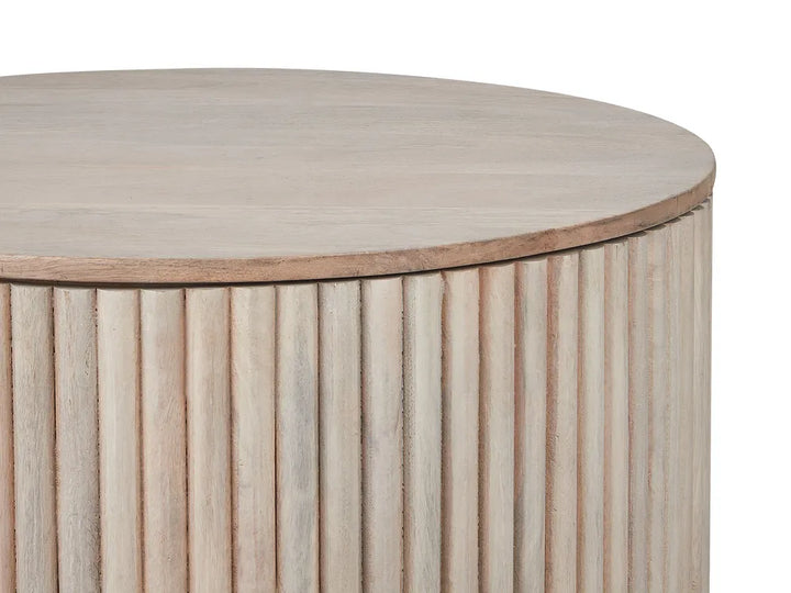 Coffee Table Mango Wood Light Brown with Storage Mactan