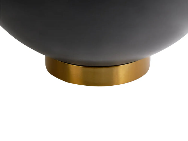 Coffee Table Ceramic Black with Storage Hera