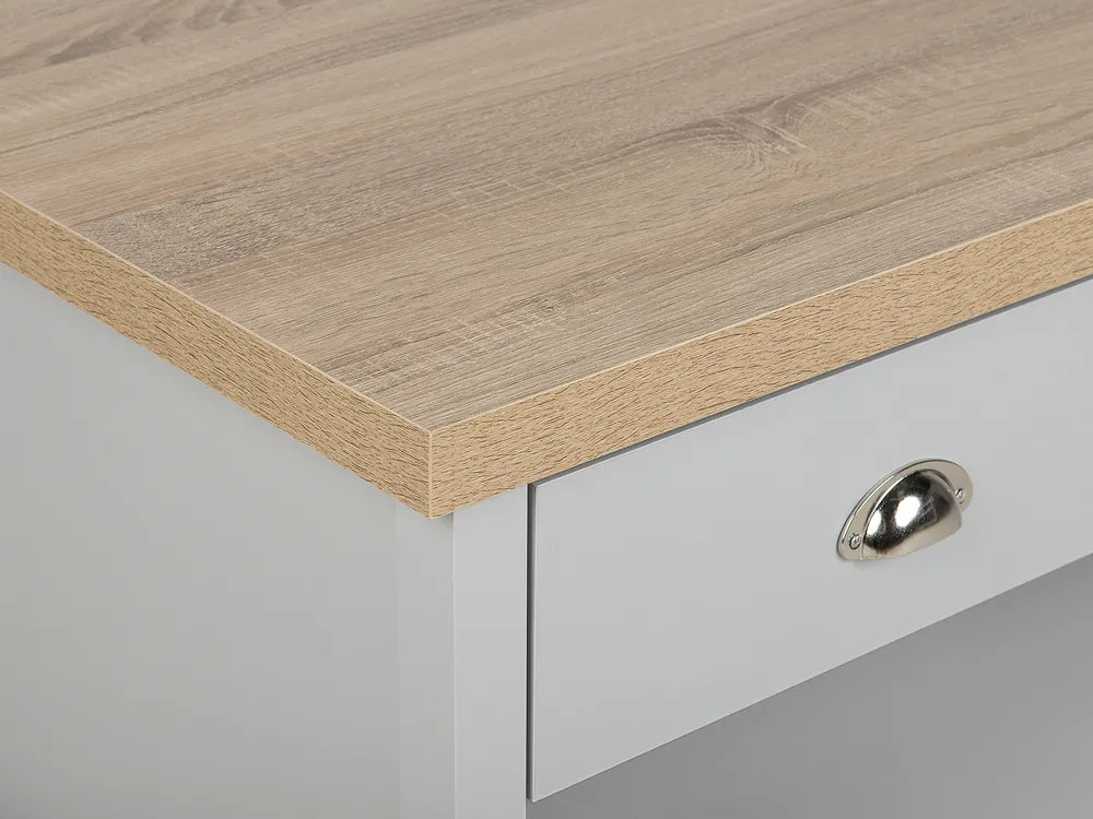 Coffee Table Light Grey with Storage Vesely