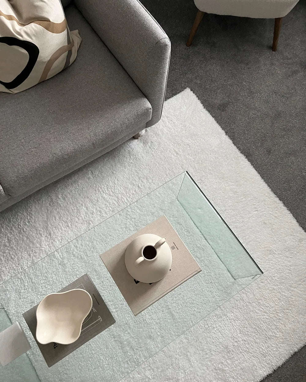 Coffee Table Tempered Glass Transparent Navaro