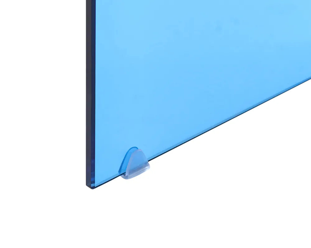 Coffee Table Tempered Glass Blue Navaro