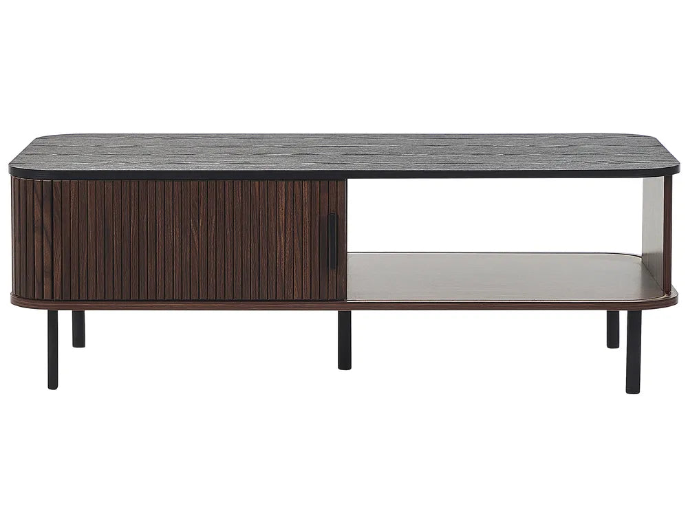 Coffee Table Dark Brown with Storage Pardo