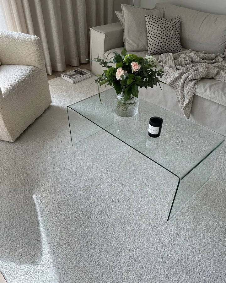 Coffee Table Tempered Glass Transparent Navaro