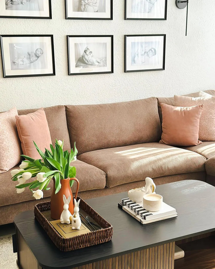 Coffee Table Dark Brown with Storage Pardo