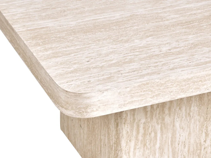 Coffee Table Travertine Effect Kamile