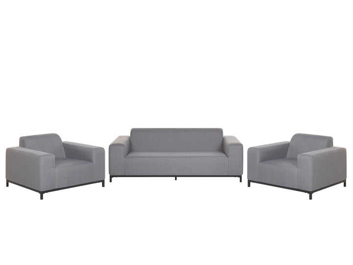 Rovigo Garden Lounge Set with Table 5 Seater Grey